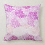Almohada rosada estallada "flor" almohadas