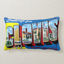 Almohada turística retra Clovis New México