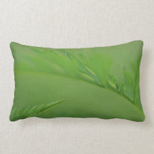 Almohada verde de la hoja