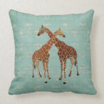 Almohadas azules de MoJo del vintage ambarino de l almohadas