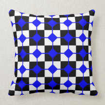 almohadas geométricas de la moda