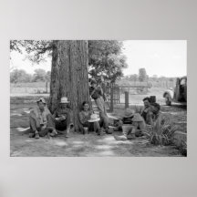 Almuerzo en Arkansas Plantation, 1935 Posters