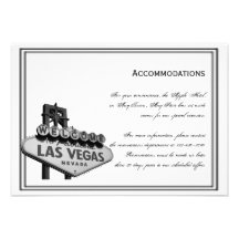 Alojamientos del boda del destino de Las Vegas Anuncio Personalizado