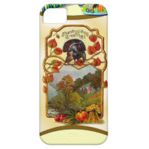 Alrededor de la granja en la acción de gracias iPhone 5 Case-Mate coberturas