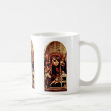 Altarpolyptychon de la placa principal de Recanati Tazas De Café