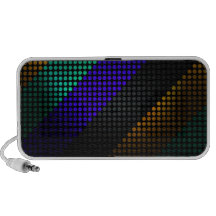 Altavoces coloridos del universal de Techno