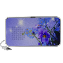 Altavoces con clase florales
