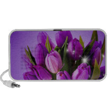 Altavoces con clase florales