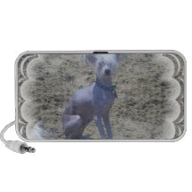 Altavoces con cresta chinos del perro