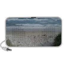 Altavoces de la escena de la playa