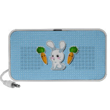 Altavoces del conejito y de las zanahorias