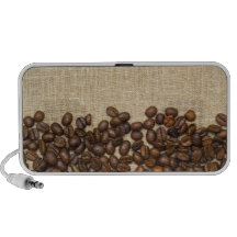 altavoces del grano de café