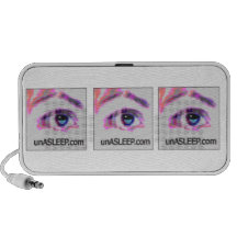 altavoces del MP3 de la Ojo-estafa del unASLEEP