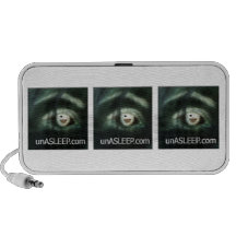 altavoces del MP3 del negro de la Ojo-estafa del u