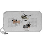 Altavoces del trío de la vaca