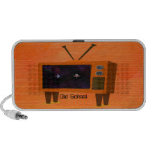 Altavoces del videojugador de la escuela vieja