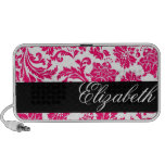Altavoces fucsias personalizados del Doodle del da altavoces