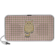 Altavoces gordos del gato