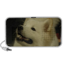 Altavoces portátiles del perrito del samoyedo