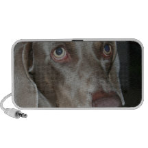 Altavoces portátiles del perro de Weimeraner