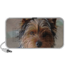 Altavoces portátiles del perro de Yorkie Terrier