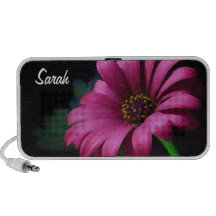 altavoces rosados personalizados de la flor