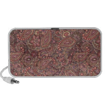 Altavoces sabios del Doodle de Paisley del arándan