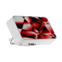 Altavoz abstracto rojo del personalizado del Doodl