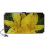 Altavoz amarillo del Doodle del lirio