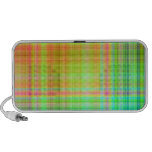 Altavoz anaranjado del Doodle del verde amarillo