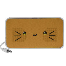 altavoz anaranjado del neko