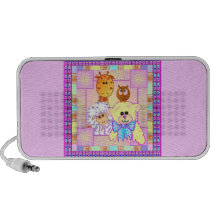 Altavoz animal del Doodle de los amigos