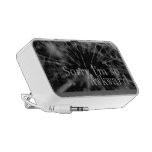 Altavoz blanco y negro torpe de Emo