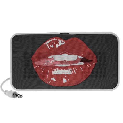 Altavoz caliente de los labios