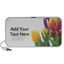 Altavoz de encargo del tulipán