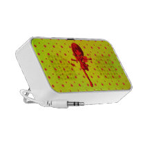 Altavoz de hadas rojo del Doodle del chica altavoces