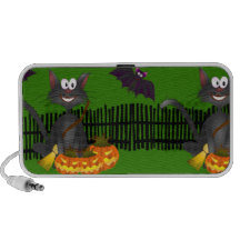 Altavoz de Halloween del gato negro