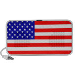 Altavoz de la bandera americana
