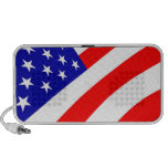 Altavoz de la bandera americana