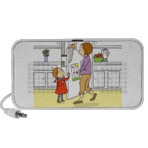 Altavoz de la hija de la madre