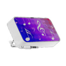 Altavoz de las notas musicales