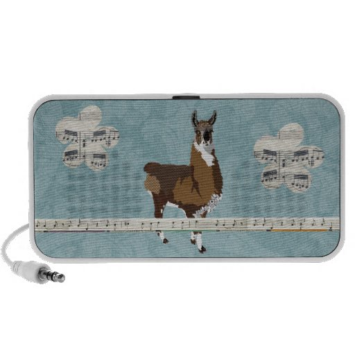 Altavoz de oro del Doodle de la música de la llama