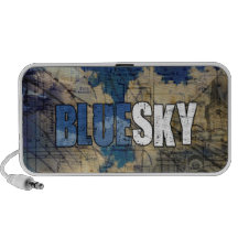 Altavoz del Doodle de la estación una del cielo az