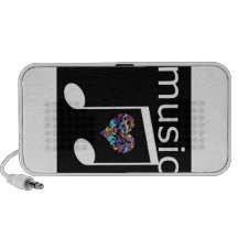 altavoz del doodle de la música