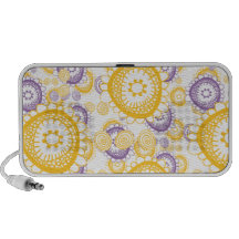 Altavoz del doodle de las flores del Doodle