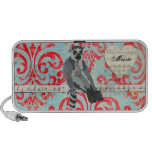 Altavoz del Doodle de rey Julian I Love Music