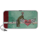 Altavoz del Doodle de rey Julian I Love Music