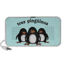 Altavoz del Doodle de Tres Penguinos