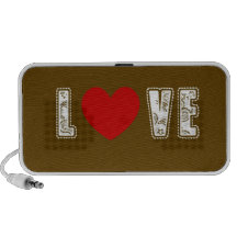 Altavoz del Doodle del amor del chocolate
