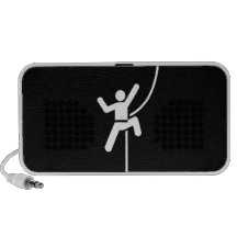 Altavoz del Doodle del pictograma de la escalada